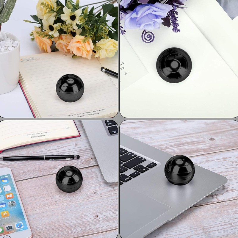 CaLeQi Kinetic Desk Toy Office Metal Spinner Ball Gyroscope with
