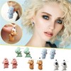 Earrings Women Animal Cute Animal Bite Earrings 3D Handmade Bite