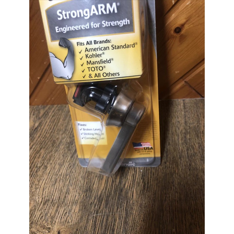 Korky Universal StrongArm Toilet Tank Lever Brushed Nickel 6070 New