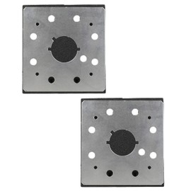 Superior Parts SPD18 1/4 Sheet, 8 Hole Stick on Square Sanding Pad for Dewalt 151280-00, 151284-00SV - 2 Pack