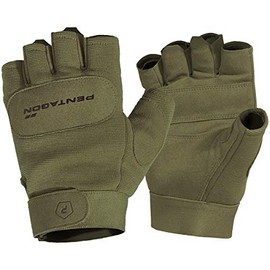 Pentagon Men's 1/2 Duty Mechanic Gloves Olive Large