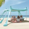 Gardentime Beach Tent Canopy Sun Shelter 10x10ft UPF50+ Protection Portable