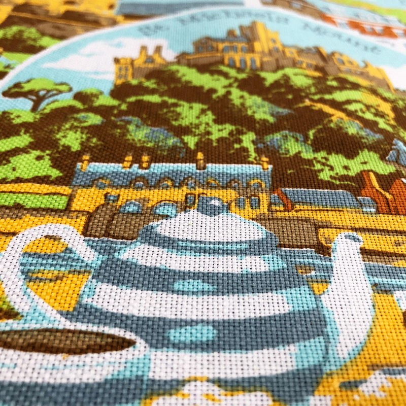 Beyond Happy High Definition 100% Cotton Cornwall Landmarks Tea Towel