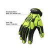HLDD HANDLANDY Heavy Duty Work Gloves, SBR Padding, TPR Protector