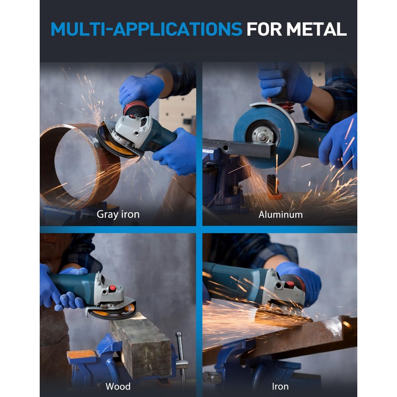 S SATC 20PCS Flap Discs 4 1/2 for Angle Grinder