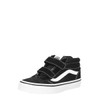 Vans Unisex Boys' Ward Mid V Trainers, (Suede/Canvas) Black/White, 38