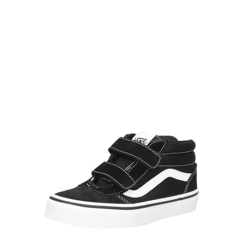 Vans Unisex Boys' Ward Mid V Trainers, (Suede/Canvas) Black/White, 38