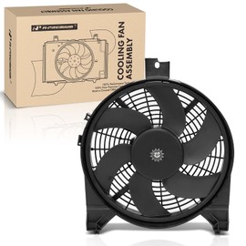 A-Premium A/C Condenser Fan Assembly Compatible with Select Nissan & Infiniti Models - TITAN 2006-2008, Armada 2006-2015, QX56 2006-2010, 5.6L - Replace# 92120ZJ00A, 92120ZT00A