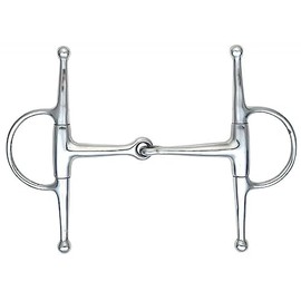 Shires Full Cheek Eggbutt Snaffle 4.5"