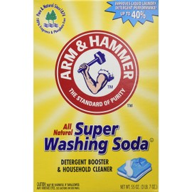 Arm & Hammer Super Washing Soda, 55 oz (Pack of 2)