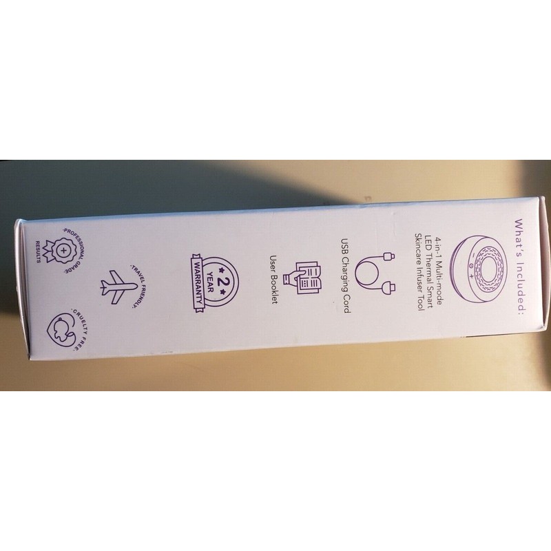 PINK Spa Sciences NURI LED Thermal Face Mask Infuser,Cleani