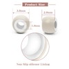 Vlasy 100Pcs Nano Ring Beads Silicone Lined Beads for Nano