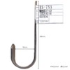 WAKI BS-753 Auxiliary Hardware Stainless Steel NO130 32X100