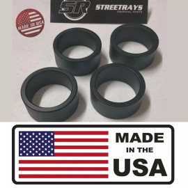 StreetRays [Originals] [SR] Arctic Cat 250 300 400 450 550 650 700 1000 ATV 2.5" Lift Spacer Kit BLACK