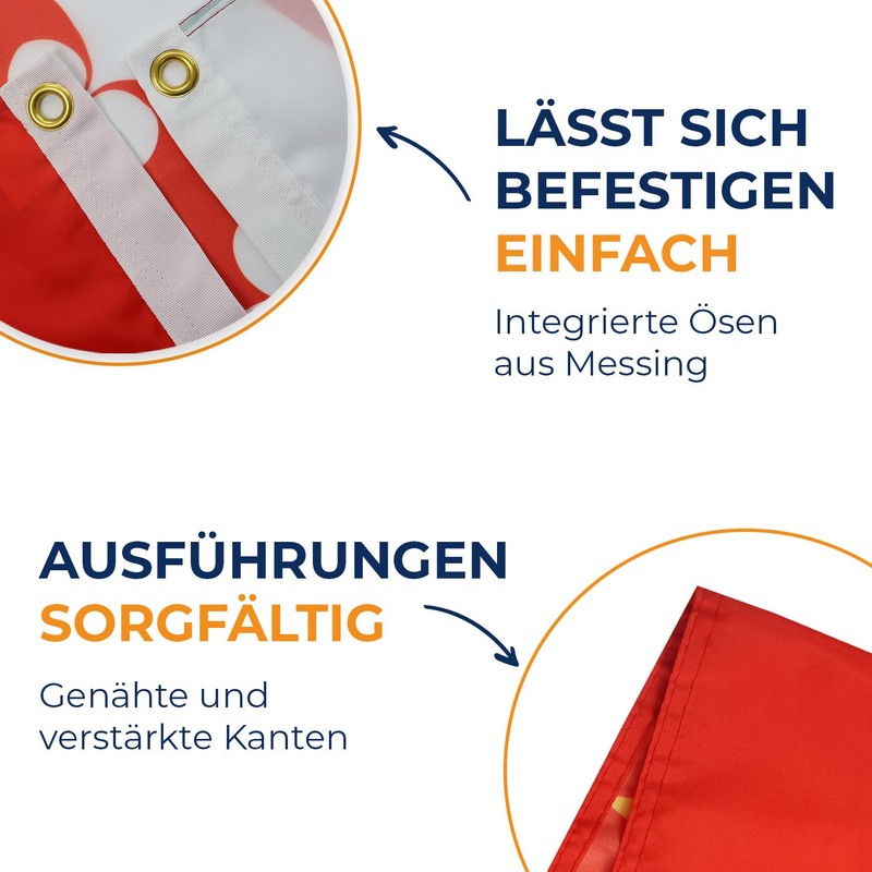 AZ FLAG Flagge ELSASS 150x90cm - Alsace Fahne 90 x