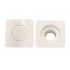 A.A Battery Box Vent System - White - Louver Cover