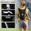 SYNKADEX Hydration Vest Backpack - Adjustable Breathable Running Pack for