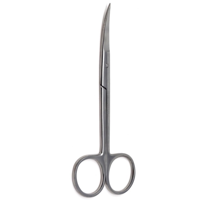 Iris Micro Dissecting Scissors 4.5" Curved Fine Point - Perfect