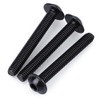 M5-0.8 x 45mm (50 Pack) Flanged Button Head Socket Cap
