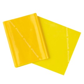 D&M Theraband Training Band for Beginners, 3.3 ft (1 m), Strength Level -1, Yellow, Manual Included, Width 4.9 inches (12.5 cm) x Length 3.3 ft (1 m), Total Body, Stretch, Exercise, Inner Muscles, Rehabilitation, Yellow