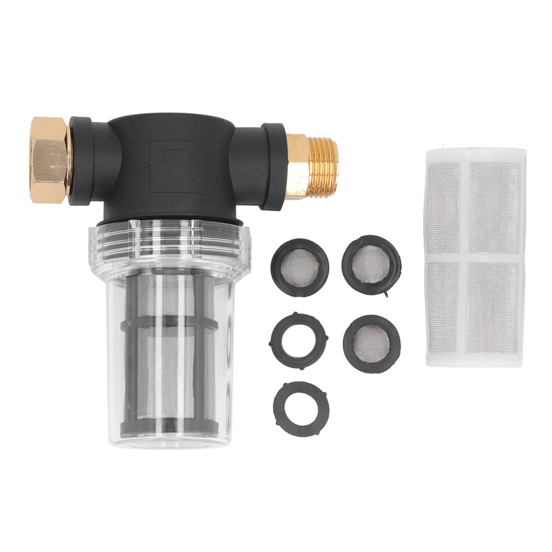 Garden Hose Inlet Filter 3/4 High Pressure Washer Water Sediment