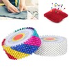 1920Pcs Pearl Head Pins Color Pinwheel Cloth Fixing Bouquet Decoration