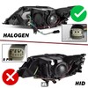 JSBOYAT Fits for 2014-2020 Chevy Impala [Halogen Style] Projector Black