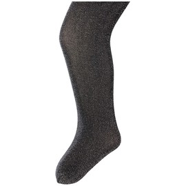 Jefferies Socks Big Girls' Sparkly Tights, Black, 6-8 Years (1556)
