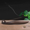 1 Piece Ceramic Incense Stick Holder Boat Incense Holder Ash
