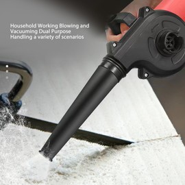 Handheld Electric Leaf Blower, Angle Grinder Conversion Blower Handheld Electric Blower Leaf Vacuum, Boosted Turbo Fan Portable Blower for Lawn Care, Patio, Yard, Industry Home