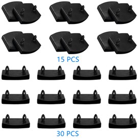 DDHOMIN 45 PCS Bed Slat Cap Sets,55mm Bed Slat Holders