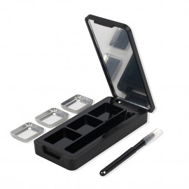 SFW Lipstick Eyeshadow Split Palette Empty Container 3 Compartments