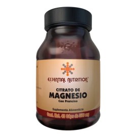 Citrato De Magnesio 45 Cápsulas De 500 Mg