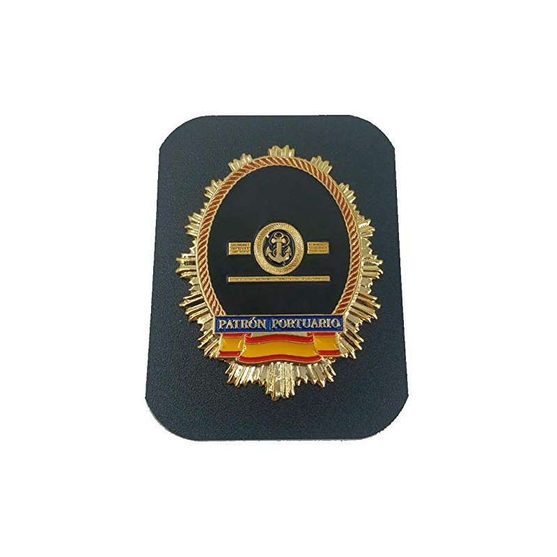 Badge Pattern Wallet, black