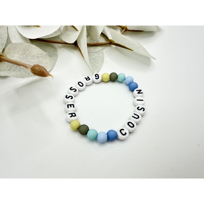 Du wirst großer Cousin Armband für Kind Kinderarmband Geschenk für