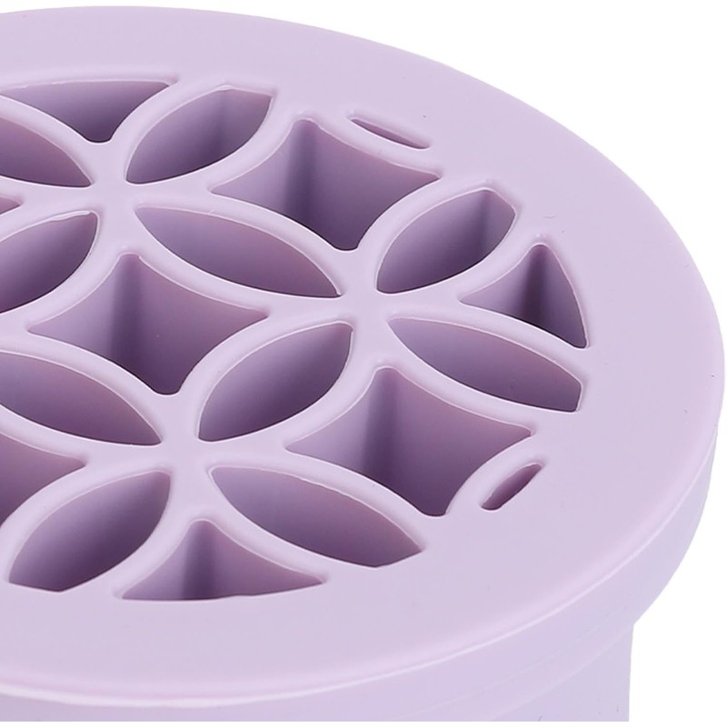 Taza Limpiadora de Brochas de Maquillaje, Almohadilla de Limpieza Portátil
