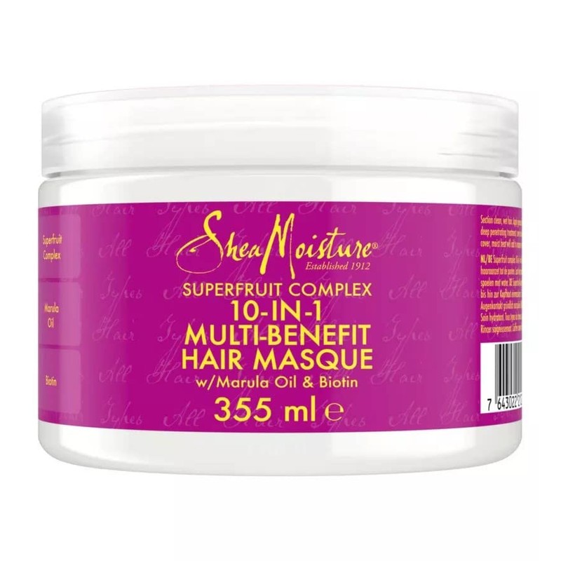 SHEA MOISTURE Moisture Superfruit 10-in-1 Renewal System Hair Mask, 355