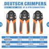 iCrimp Deutsch Terminal Crimp Tool Kit, Close Barrel and Open