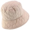 Armycrew Lightweight Packable Warm Quilted Bucket Hat - Beige