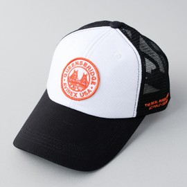 Avilex MA-1 Men's Mesh Cap, Low Cap, Embroidery, 6 Panels, Military, American Casual, Summer Baseball Cap, varsity white, Free size