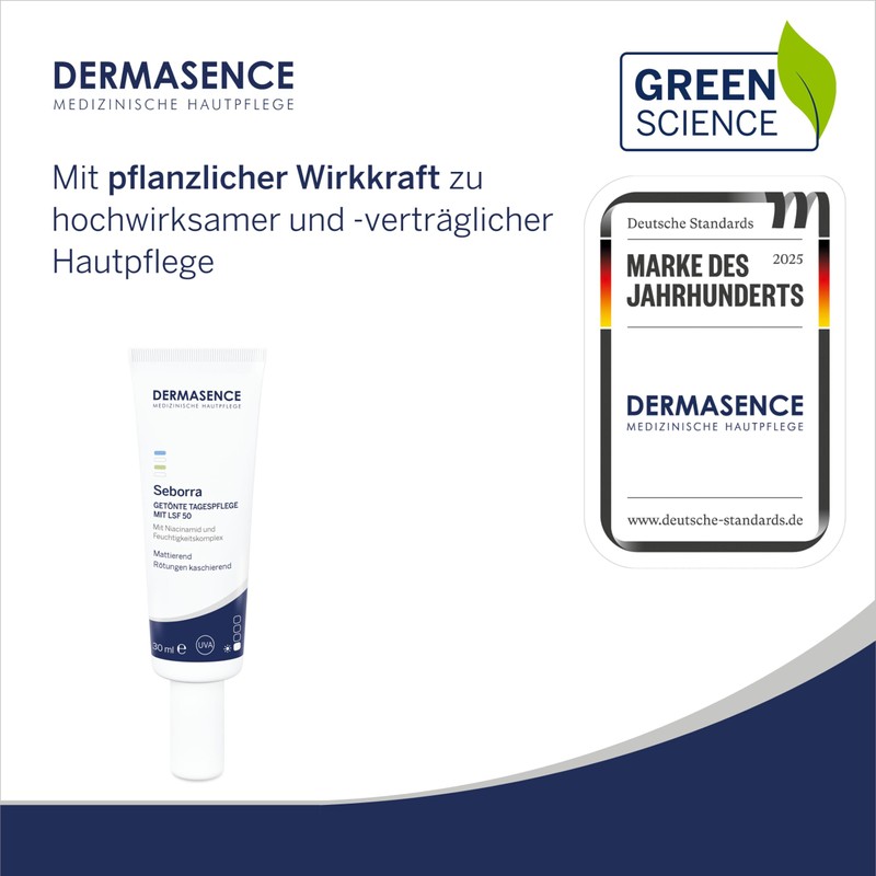 DERMASENCE Seborra Tinted Day Cream SPF 50 30 ml