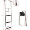 Amarine Made Boat Ladder 4 Step Telescoping Swim Marine Ladder