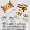 Aurora Tears Egyptian Eye of Horus Stud Earrings 925 Sterling