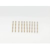 RACTIVE 3 Hole Stanchion, Brass 20mm (Pk10) (RMA66320)
