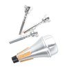 Trumpet Mouthpiece Mute Set 3C 5C 7C Practice Silencer Combination
