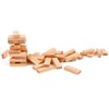 M.Y Traditional Tumbling Tower Game with 48 Wooden Pieces |