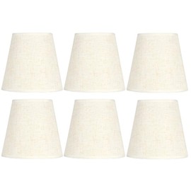 Chandelier Mini Lamp Shade Linen Clip On Chandelier Lamp Shades Fabric Lampshade Nordic Simple Drum Fabric Lampshade for Table Lamp Floor Lamp E14 Wall Lamp Chandel Bedroom