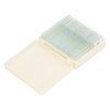25PCS Microscope Slides Optical Glass Cover Transparent Slide Set for