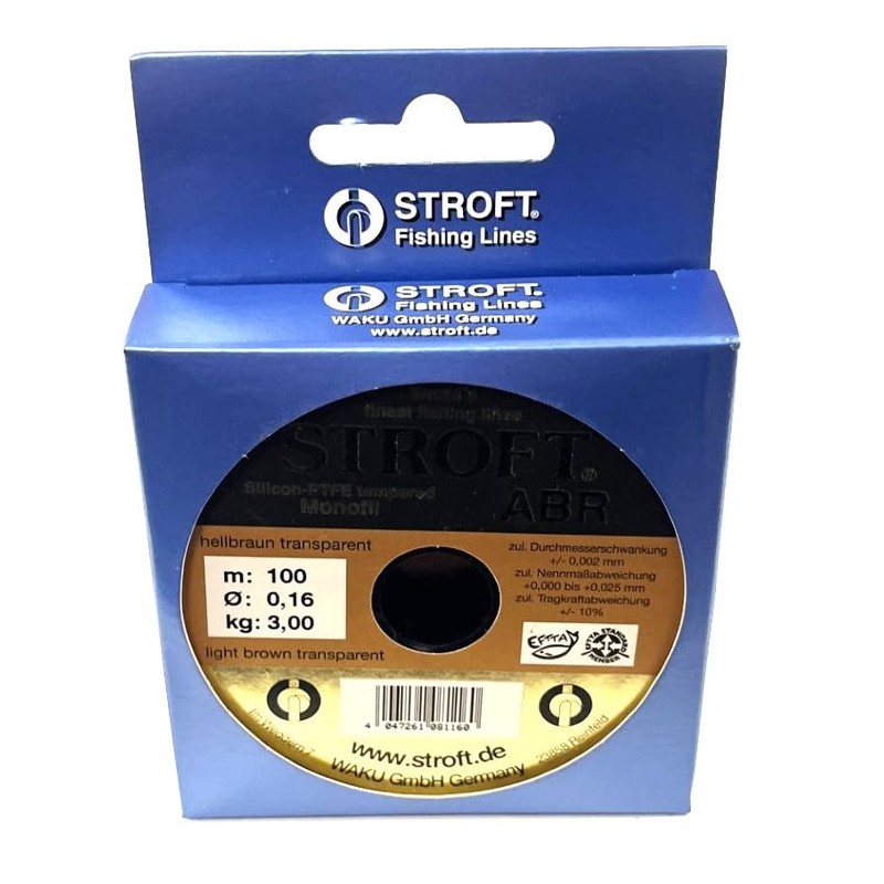 Stroft GTM Fishing Line 0.16mm 2 x 100 metre.