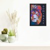 ROSE CLIO Lion Masculinity Quote Poster Print for Living Room,